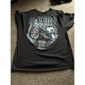 Ocean City MD Bike Week 2013 T Shirt Men’s Sz XL Black & Blue